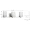 Progress Lighting Metric Collection Three-Light Bath & Vanity P2195-09 - alternate 8